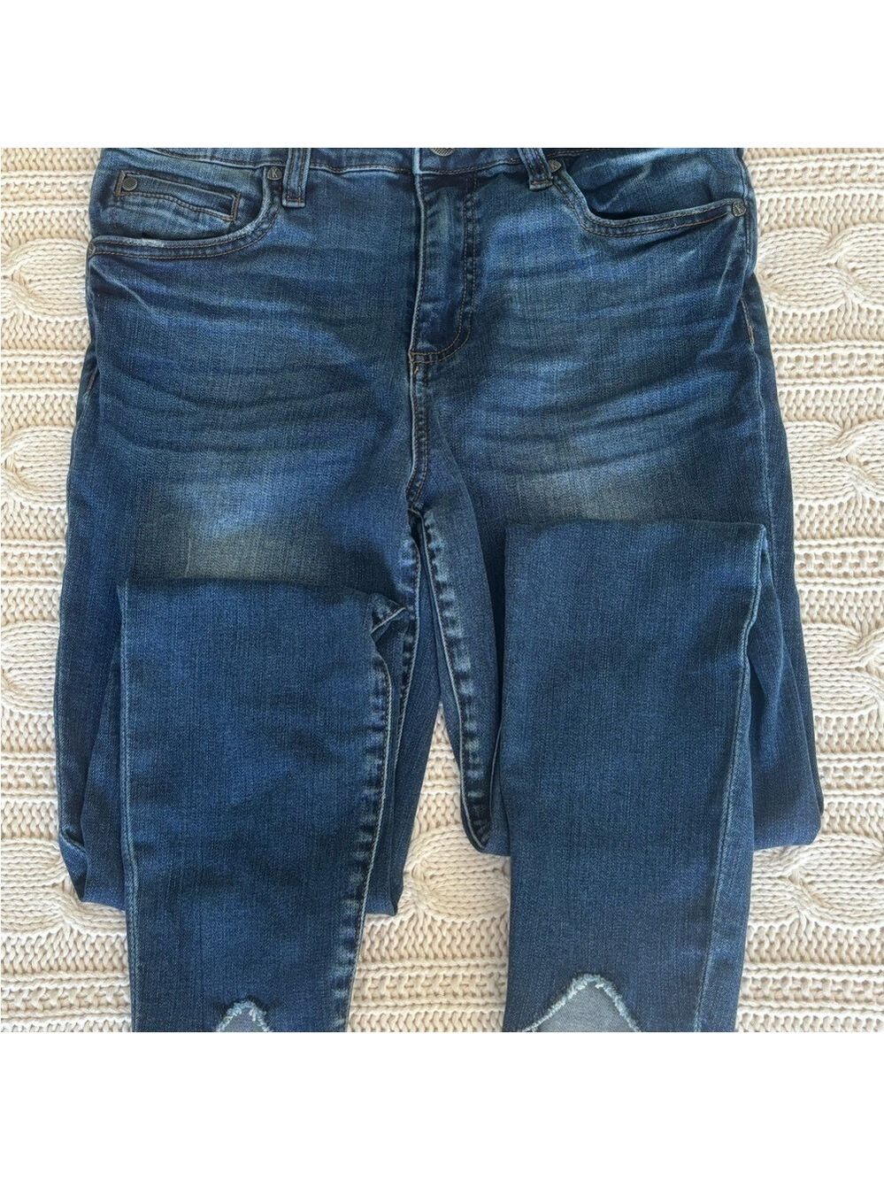Kut from the Kloth Connie High Rise Ankle Skinny Women’s Distressed Jeans Sz 6